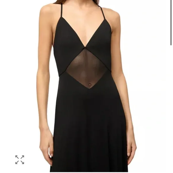 Staud fleur mesh inset gown - new with tags - Picture 2 of 10